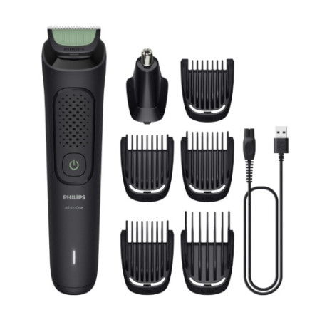 Philips All-in-One 3000 Series MG3920/15 Plaukų kirpimo mašinėlė, Juoda