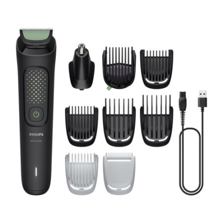 Philips All-in-One 3000 Series MG3945/15 Plaukų kirpimo mašinėlė, Juoda