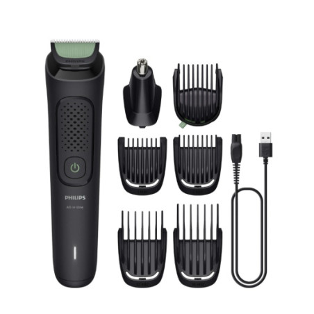 Philips All-in-One 3000 Series MG3930/15 Plaukų kirpimo mašinėlė, Juoda