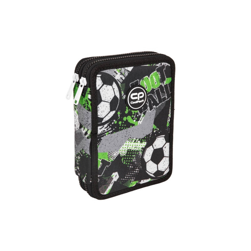 Forminis dviejų skyrių penalas su priedais CoolPack Jumper XL Let's Gol