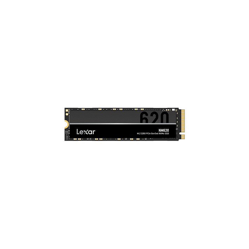 Lexar NM620 512GB SSD M.2 2280 PCIe Gen3x4 NVMe High Speed, up to 3500MB/s read, 2400MB/s write
