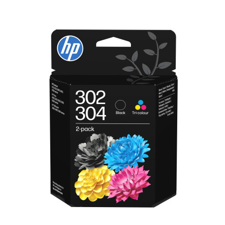 Kasetė HP No.302/304 (B82L1AE) BK + CMY 120psl + 100 psl OEM