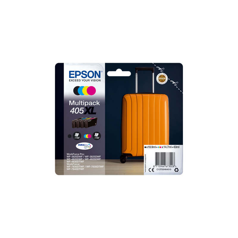 Kasetė Epson 405XL (C13T05H64010) Multipack OEM