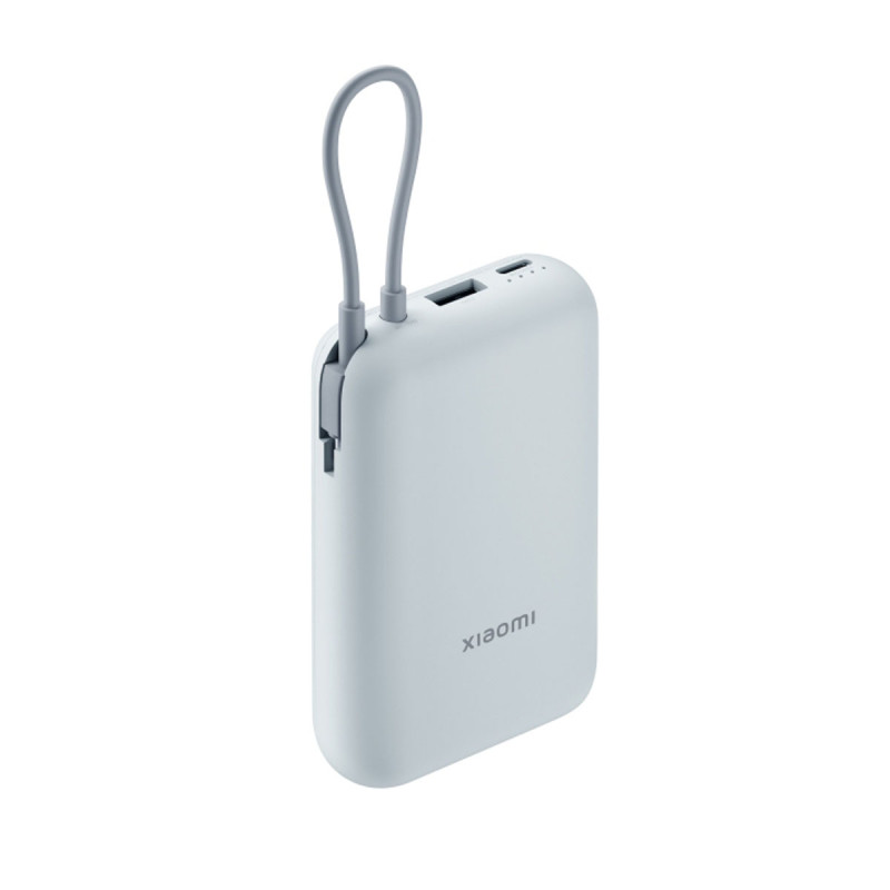 Išorinė baterija Xiaomi Power Bank 10000mAh 22.5W (Integrated Cable) Ice Blue