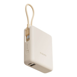 Išorinė baterija Xiaomi Power Bank 10000mAh 33W (Integrated Cable) Tan