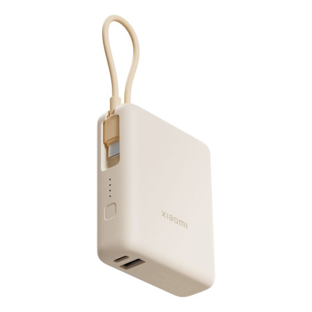 Išorinė baterija Xiaomi Power Bank 10000mAh 33W (Integrated Cable) Tan