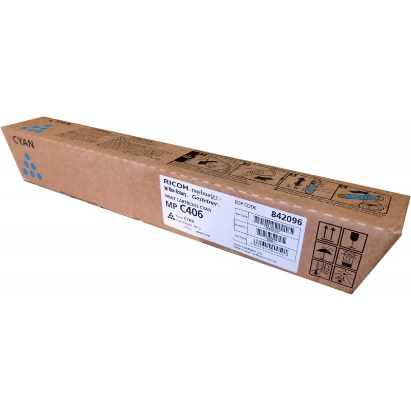 Ricoh MP C406 (842096) Lazerinė kasetė, Žydra