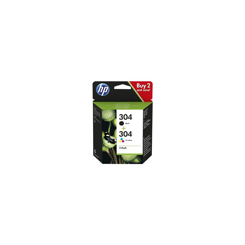 Kasetė HP No.304A (3JB05AE) BK+CMY 120/100psl. OEM