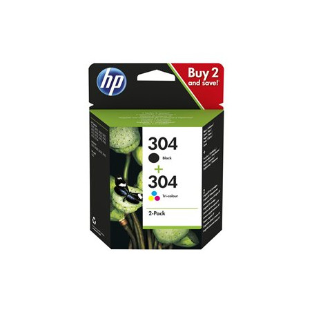 Kasetė HP No.304A (3JB05AE) BK+CMY 120/100psl. OEM