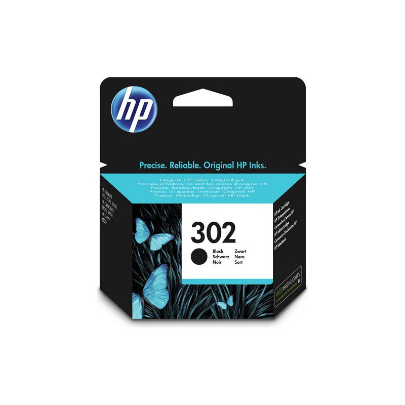 Kasetė HP No.302A (F6U66AE) BK 190psl. OEM
