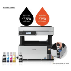 Epson EcoTank L6460 Spausdintuvas rašalinis spalvotas MFP A4 37 ppm Wi-Fi Ethernet LAN