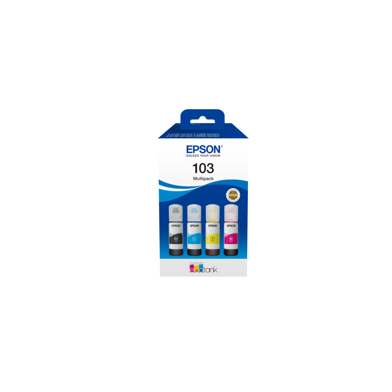 Epson 103 EcoTank (C13T00S64A) Rašalo papildymo buteliukų komplektas, CMYK