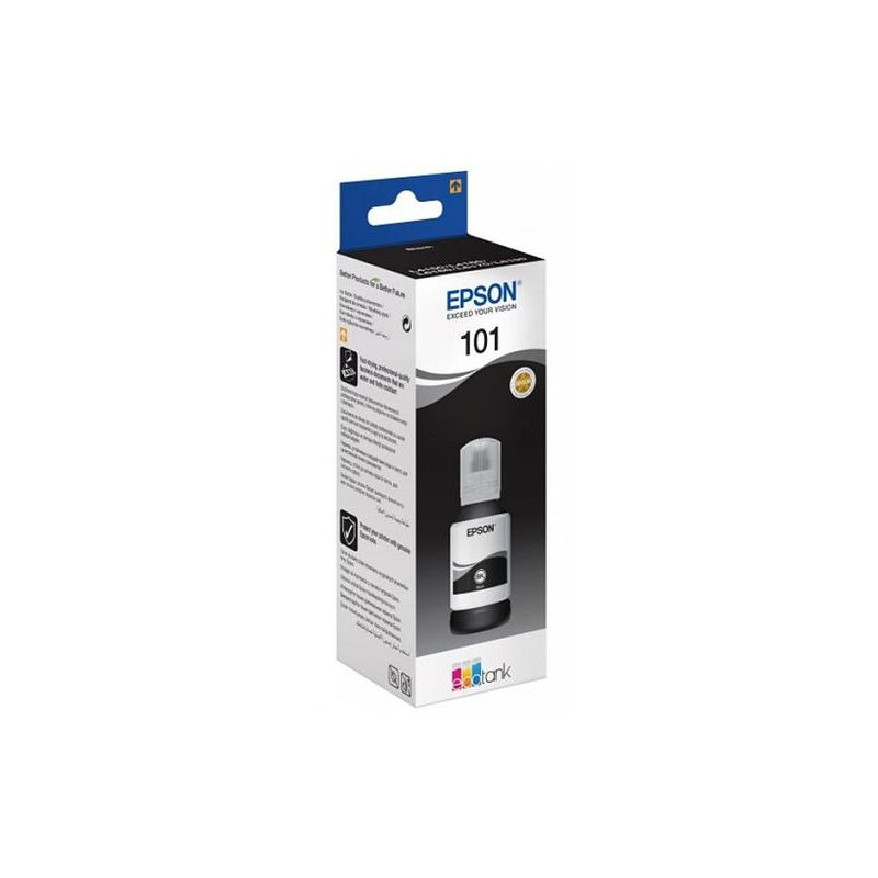 Epson 101 EcoTank (C13T03V14A) Rašalo papildymo buteliukas, Juoda