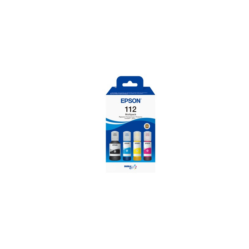 Epson 112 EcoTank (C13T06C64A) Rašalo papildymo buteliukų komplektas, C/M/Y/BK