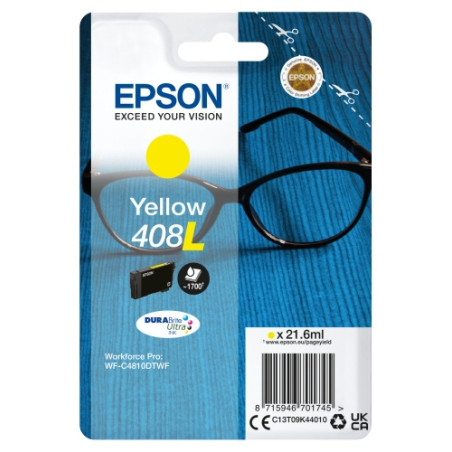 Epson 408L (C13T09K44010) Rašalinė kasetė, Geltona