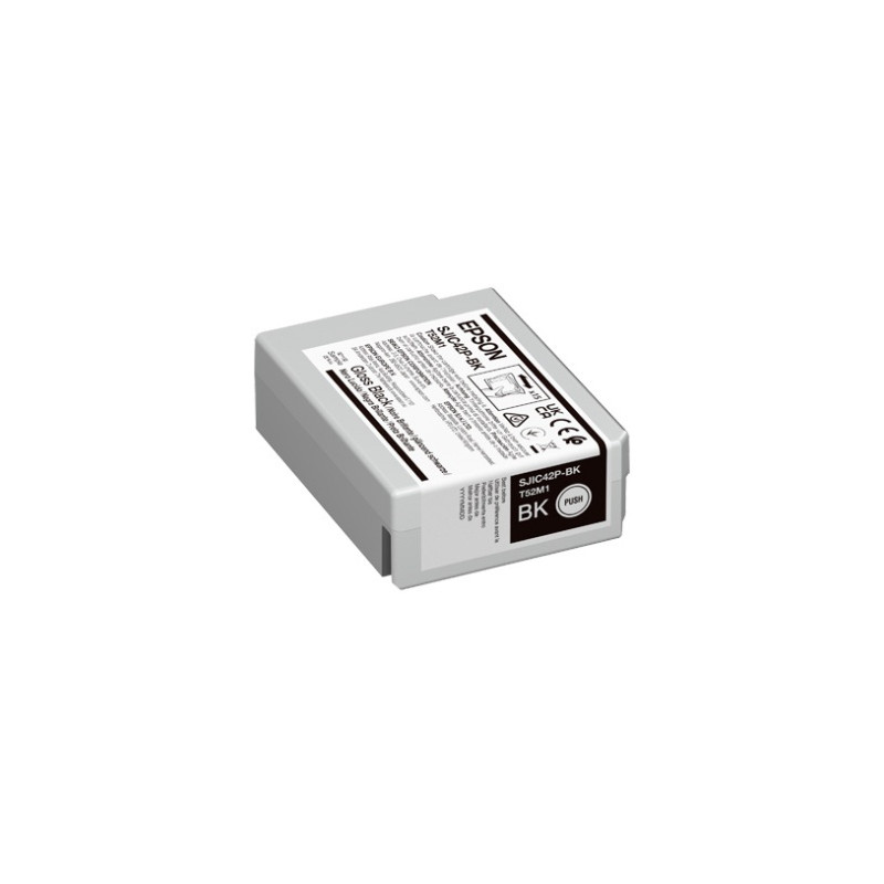 Epson SJIC42P-BK (C13T52M140) Rašalinė kasetė, Juoda