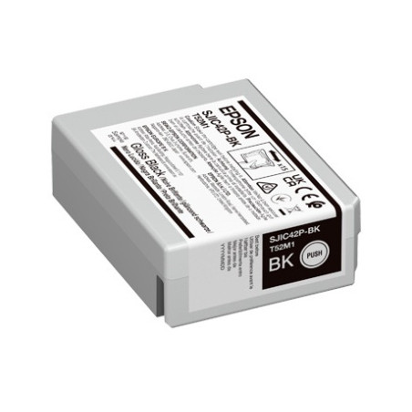 Epson SJIC42P-BK (C13T52M140) Rašalinė kasetė, Juoda