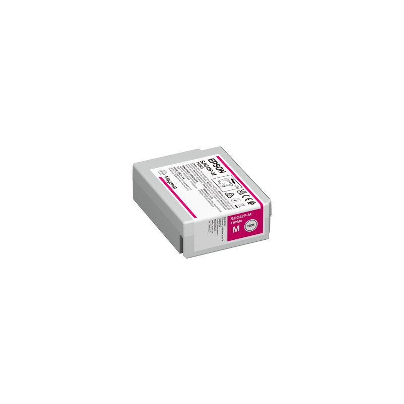 Epson SJIC42P-M (C13T52M340) Rašalinė kasetė, Purpurinė