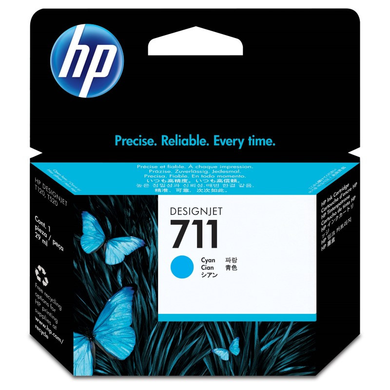 Kasetė HP No.711 (CZ130A) CY 29ml OEM
