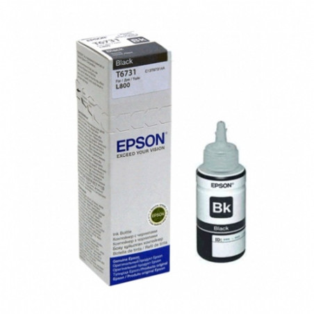 Epson 673BK (C13T67314A) Rašalo papildymo buteliukas, Juoda