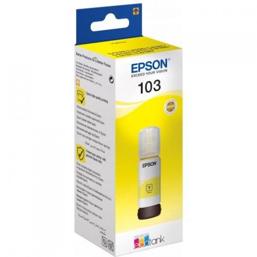 Ink Epson T103 (C13T00S44A) YL 65ml OEM-RAŠALAI-BIURO PREKES