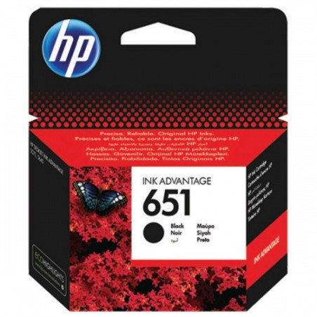 HP 651 (C2P10AE) Rašalinė kasetė, Juoda