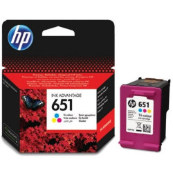 HP 651 Tri-Colour (C2P11AE) Rašalinė kasetė, CMY