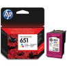 HP 651 Tri-Colour (C2P11AE) Rašalinė kasetė, CMY