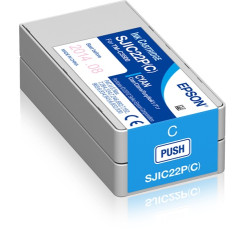 Epson SJIC22P(C) (C33S020602) Rašalinė kasetė, Žydra
