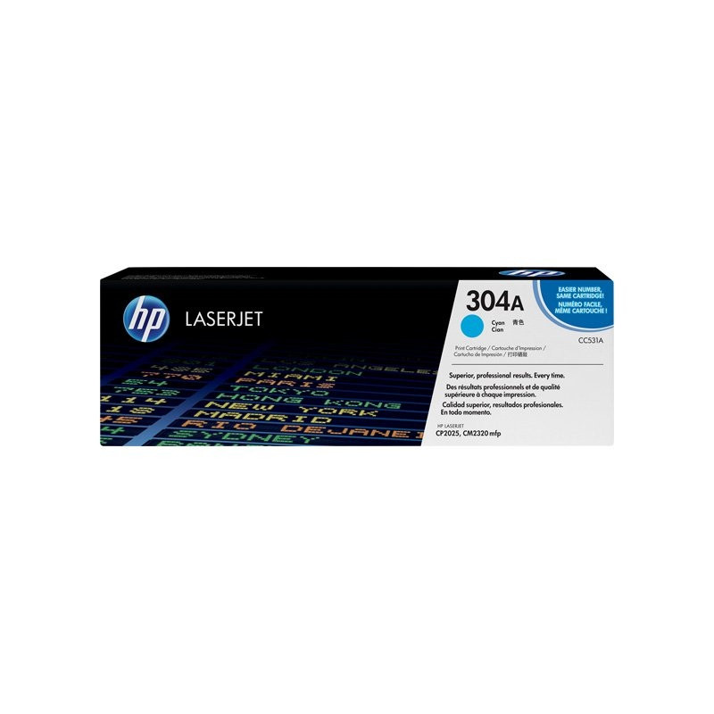HP 304A (CC531A) Lazerinė kasetė, Žydra
