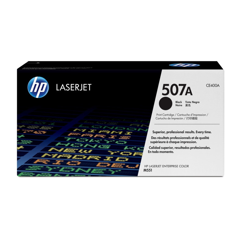 HP 507A (CE400A) Lazerinė kasetė, Juoda