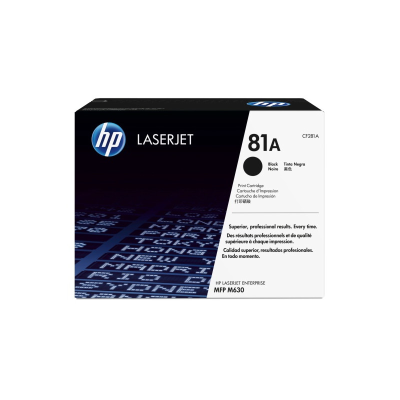 HP 81A (CF281A) Lazerinė kasetė, Juoda