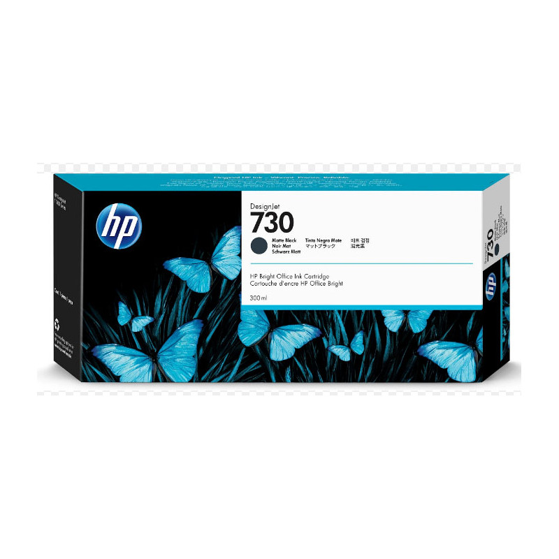 Kasetė HP No.730 (P2V71A) Mat BK 300ml OEM