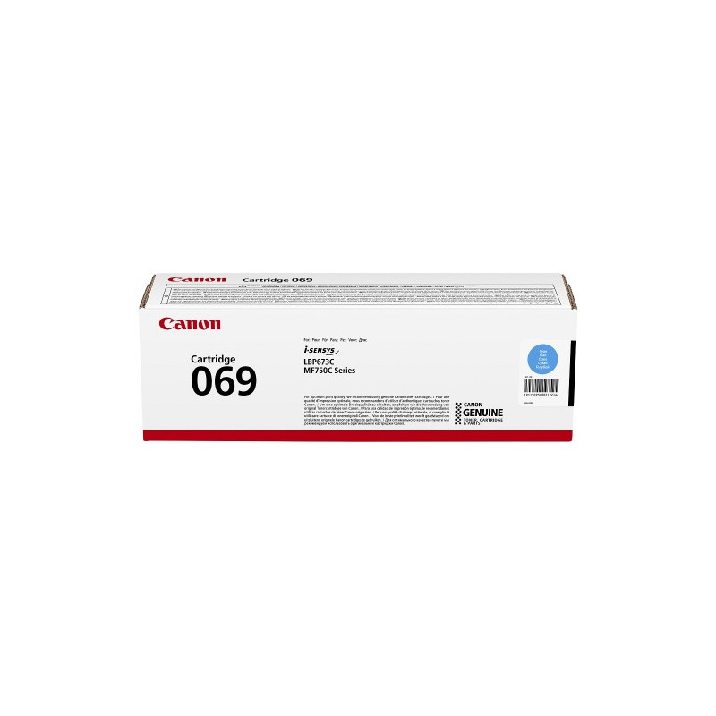 Kasetė Canon 069 (5093C002) CY 1.900psl OEM