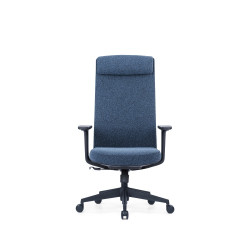 Up Up Ankara ergonominė biuro kėdė Juoda, Mėlynos spalvos audinys