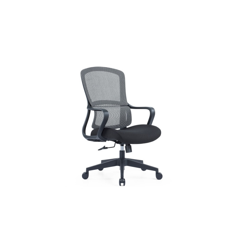 Up Up Darwin ergonominė biuro kėdė Juoda, Juodas audinys + Pilkas tinklelis