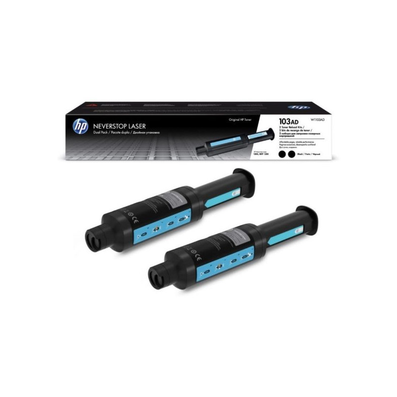 Kasetė HP 103A (W1103AD) BK 2500psl 2-pack OEM
