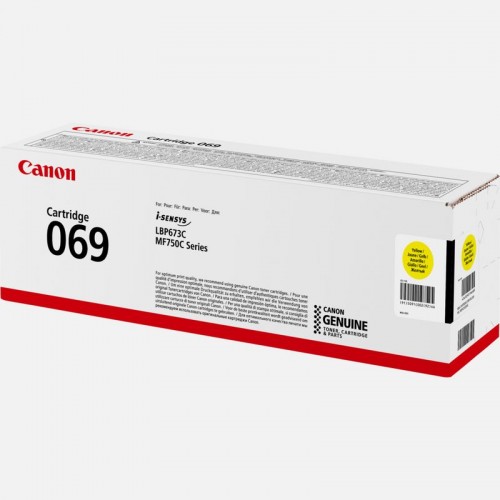 Kasetė Canon 069 (5091C002) YL 1.900psl OEM-Laz-DISBL