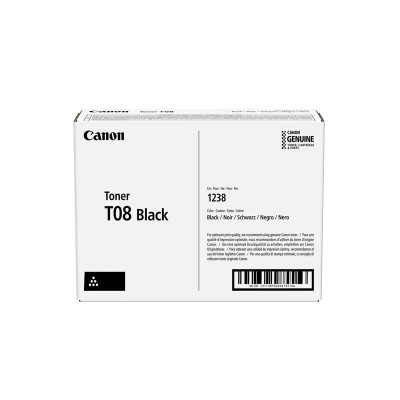 Kasetė Canon T08 (3010C006) BK 11K OEM-Laz-DISBL