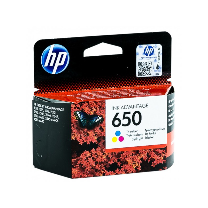 Kasetė HP No.650 (CZ102AE) CMY 200psl. OEM