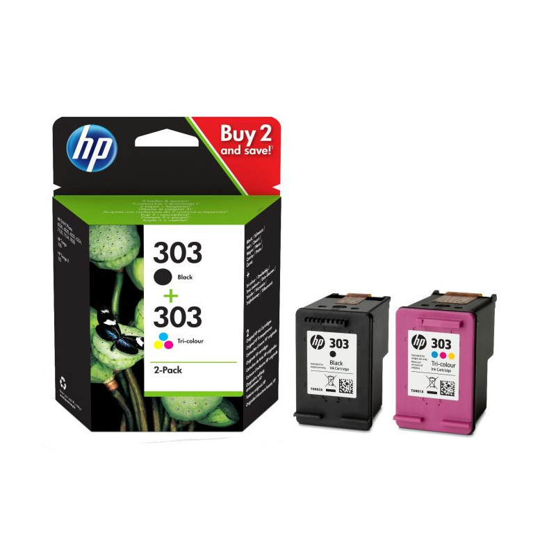 Kasetė HP No.303 (3YM92AE) BK+CMY pack OEM