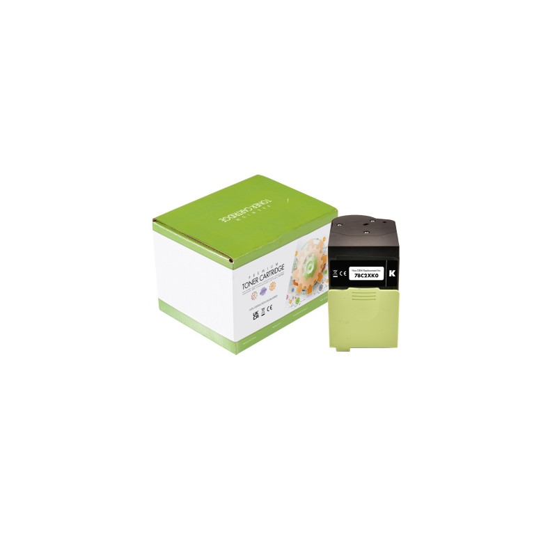 Static Control Lazerinė kasetė juoda, suderinama su Lexmark 78C2XK0