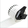 TopJet Etikečių ritinėlis Black on White, 62mm 30.48m, suderinama su Brother DK-22205 (DK22205)