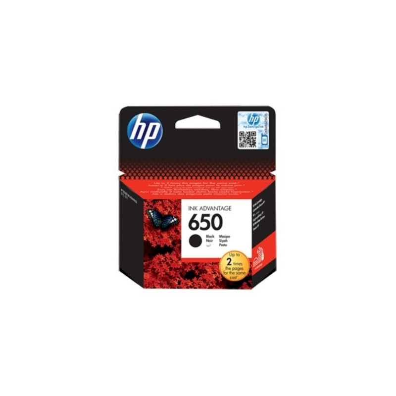HP 650 (CZ101AE) Rašalinė kasetė, Juoda