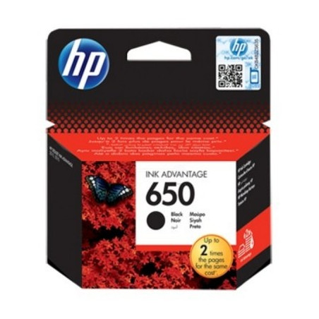 HP 650 (CZ101AE) Rašalinė kasetė, Juoda