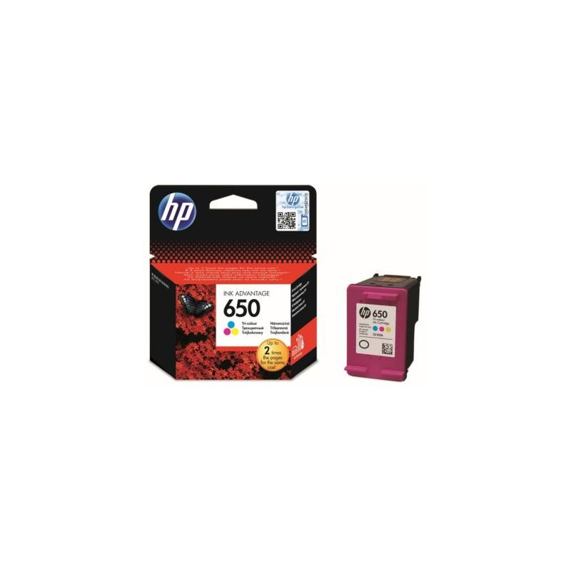 HP No.650 (CZ102AE), trispalvė kasetė rašaliniams spausdintuvams