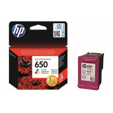 HP No.650 (CZ102AE), trispalvė kasetė rašaliniams spausdintuvams