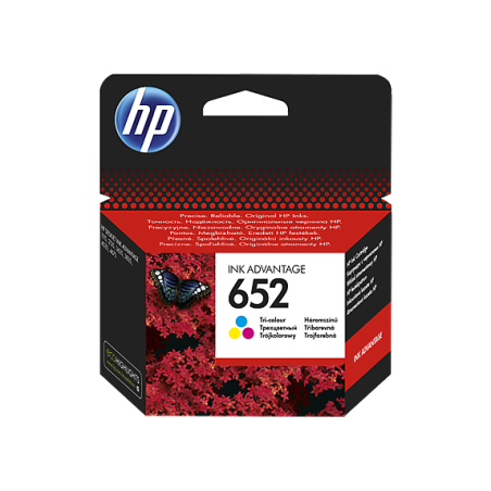 HP 652 Tri-color (F6V24AE) Rašalinė kasetė, CMY