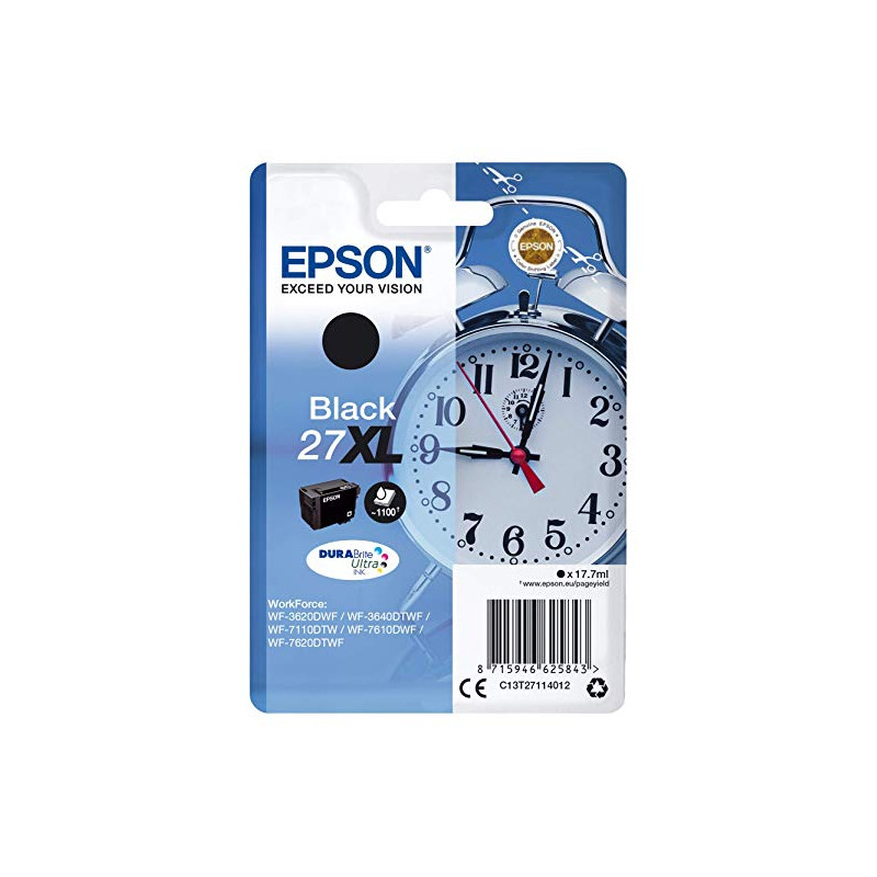 Kasetė Epson T27XL (C13T27114012) BK 1.1K OEM