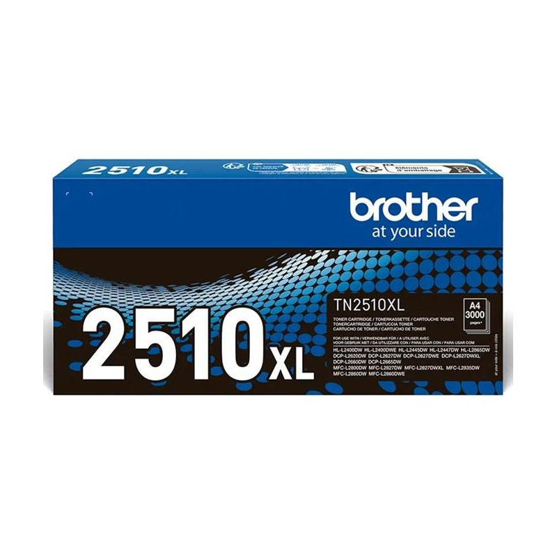 Kasetė Brother TN-2510XL BK 3000psl OEM